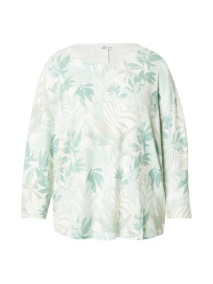 Foto van product Z-One Shirt 'El44a' taupe / jade groen / lichtgroen / offwhite