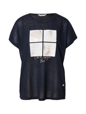 Foto van product ZABAIONE Shirt 'Ti44mes' navy / mokka / wit