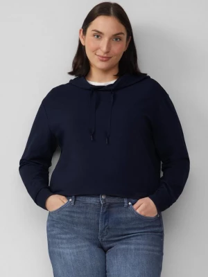 Foto van product Zacht sweatshirt met capuchon en hartjesborduursel s.Oliver blauw