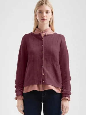 Foto van product Zacht vest met loshangende schouders QS rood