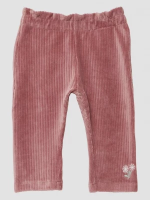 Foto van product Zachte corduroy joggingbroek met bloemenborduursel s.Oliver roze