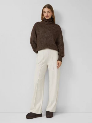 Foto van product Zachte gebreide broek met wijde pijpen s.Oliver crème