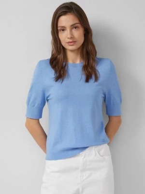 Foto van product Zachte gebreide trui met korte mouwen en een slanke pasvorm s.Oliver blauw