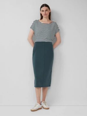 Foto van product Zachte scuba midirok met split s.Oliver groen