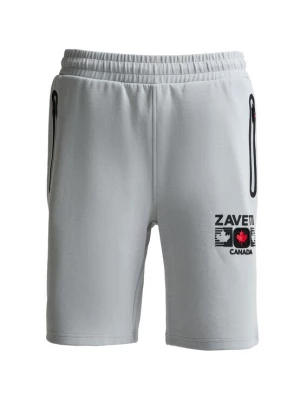 Foto van product Zavetti Canada Broek 'Cirico' lichtgrijs / knalrood / zwart