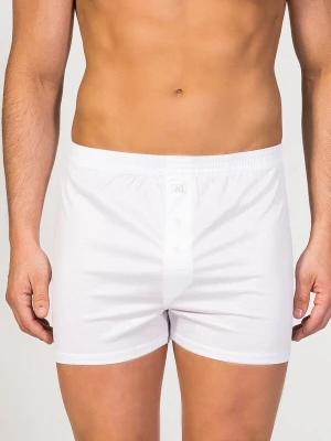 Foto van product zd ZERO DEFECTS Boxershorts 'Button 100% Mercerized Cotton' wit