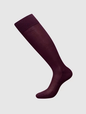Foto van product zd ZERO DEFECTS Kniekousen '100% Mercerized cotton' bourgogne