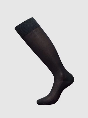 Foto van product zd ZERO DEFECTS Kniekousen '100% Mercerized cotton' donkergrijs