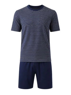 Foto van product zd ZERO DEFECTS Pyjama kort 'Modal Suihei Navy' navy