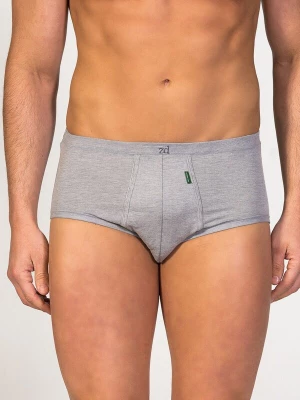 Foto van product zd ZERO DEFECTS Slip 'Senior Egyptian cotton' grijs