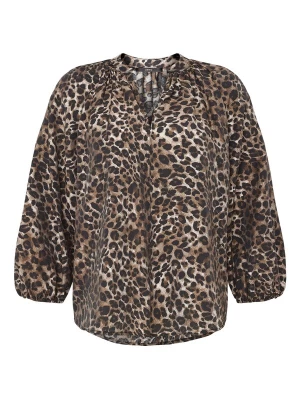 Foto van product zero Blouse beige / donkerbruin