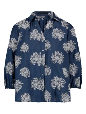 Foto van product zero Blouse donkerblauw / wit