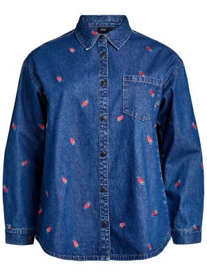 Foto van product Zizzi Blouse 'Jeva' blauw denim / groen / rood