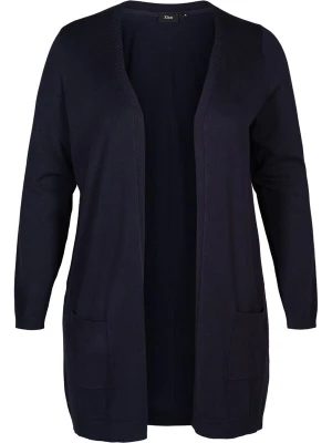 Foto van product Zizzi Gebreid vest 'CARRIE' blauw