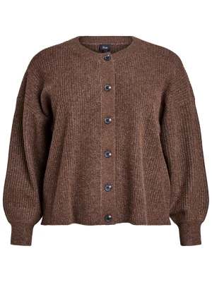 Foto van product Zizzi Gebreid vest 'CAVISTA' bruin