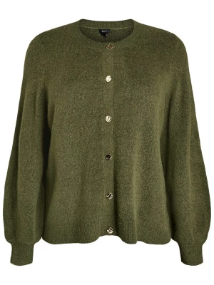 Foto van product Zizzi Gebreid vest 'Cavista' olijfgroen