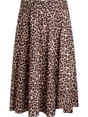 Foto van product Zizzi Rok 'Monilla' ecru / bruin / zwart