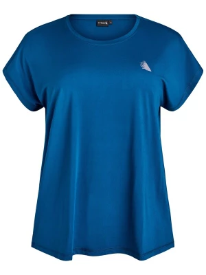 Foto van product Zizzi Shirt 'ABASIC' blauw / wit