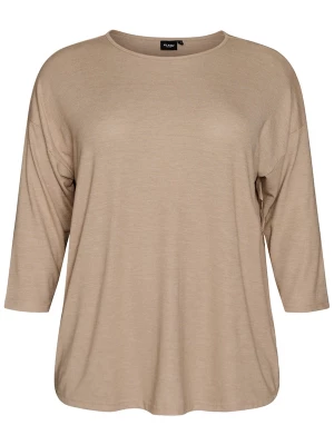 Foto van product Zizzi Shirt 'Flosery' beige gemêleerd