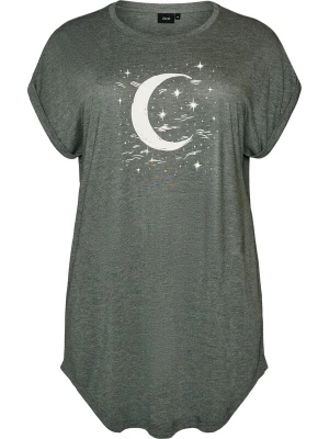 Foto van product Zizzi Shirt 'MALIS' groen / wit