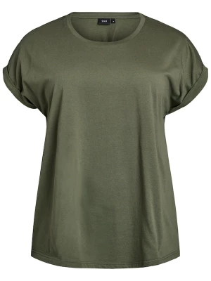 Foto van product Zizzi Shirt 'Mkatja' olijfgroen