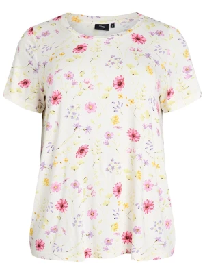 Foto van product Zizzi Shirt 'VMalis' geel / rosa / offwhite