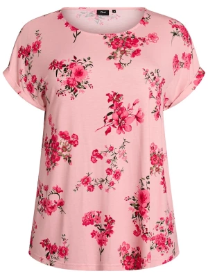 Foto van product Zizzi Shirt 'Vmalis' groen / oudroze / rood