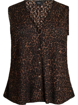 Foto van product Zizzi Top 'Vtalia' bruin / donkerbruin