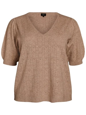 Foto van product Zizzi Trui 'Mella' donkerbeige