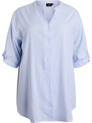 Foto van product Zizzi Tuniek 'Mfia' blauw / lichtblauw