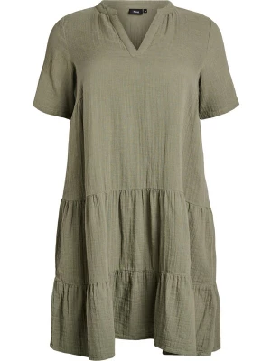 Foto van product Zizzi Zomerjurk 'Vviva' olijfgroen
