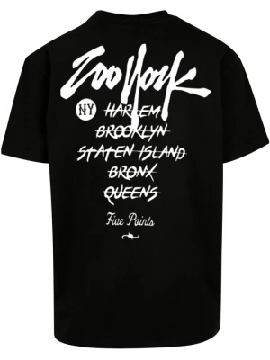 Foto van product ZOO YORK Shirt 'City Tags' zwart / wit