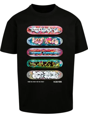 Foto van product ZOO YORK Shirt 'Skateboards' blauw / pink / zwart / wit
