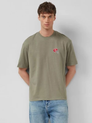 Foto van product Zwaar jersey T-shirt in een moderne pasvorm met college artwork s.Oliver olijfgroen