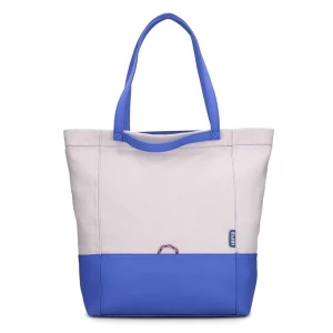 Foto van product ZWEI Shopper 'Fiorelli' blauw / wit