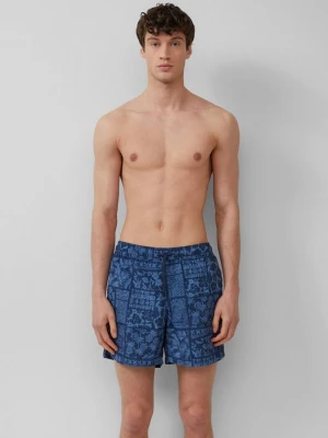 Foto van product Zwemshort met print all-over en steekzakken s.Oliver blauw