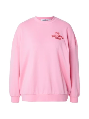 Foto van product Zwillingsherz Sweatshirt 'Feel Good Club' oudroze / rood