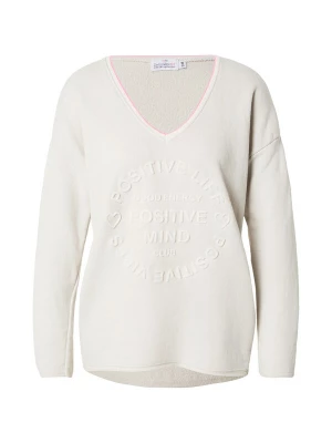 Foto van product Zwillingsherz Sweatshirt 'Positive Mind' lichtbeige