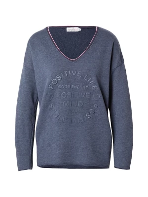 Foto van product Zwillingsherz Sweatshirt 'Positive Mind' marine