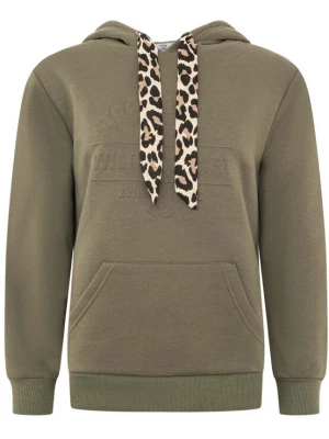 Foto van product Zwillingsherz Sweatshirt 'STRONG SOUL' kaki