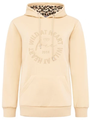 Foto van product Zwillingsherz Sweatshirt 'WILD AT HEART' lichtbeige